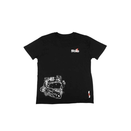 T-SHIRT STILO CASQUE NOIR
