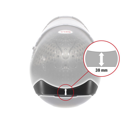 AILERON ARRIERE POUR CASQUES BELL