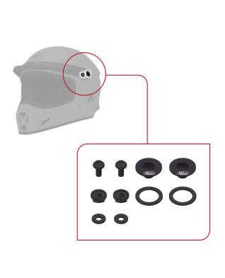 KIT VIS POUR CASQUES BELL X-1