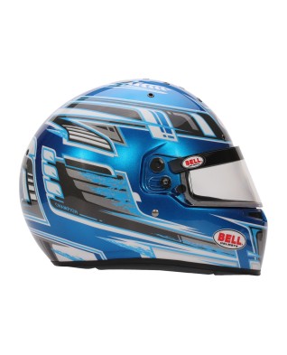 CASQUE KARTING BELL KC7-CMR CHAMPION ANTHRACITE/BLUE