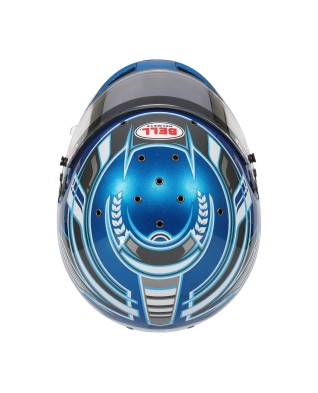 CASQUE KARTING BELL KC7-CMR CHAMPION ANTHRACITE/BLUE