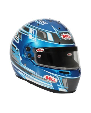 CASQUE KARTING BELL KC7-CMR CHAMPION ANTHRACITE/BLUE
