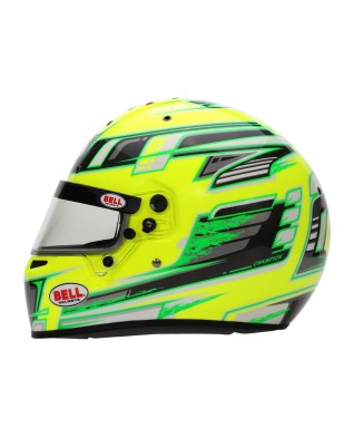 CASQUE KARTING BELL KC7-CMR CHAMPION ANTHRACITE/YELLOW