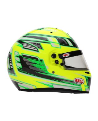 CASQUE KARTING BELL KC7-CMR CHAMPION ANTHRACITE/YELLOW