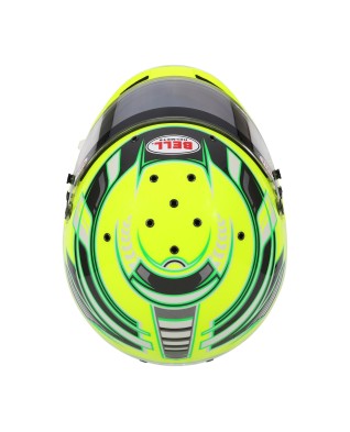 CASQUE KARTING BELL KC7-CMR CHAMPION ANTHRACITE/YELLOW