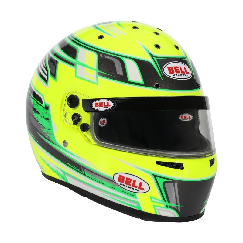 CASQUE KARTING BELL KC7-CMR CHAMPION ANTHRACITE/YELLOW CASQUE KARTING BELL KC7-CMR CHAMPION ANTHRACITE/YELLOW