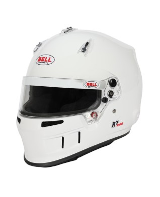 FIA BELL R7 SPORT WHITE HELMET