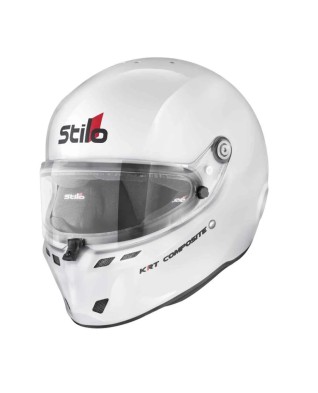 WHITE COMPOSITE KARTING STILO ST6 KRT HELMET