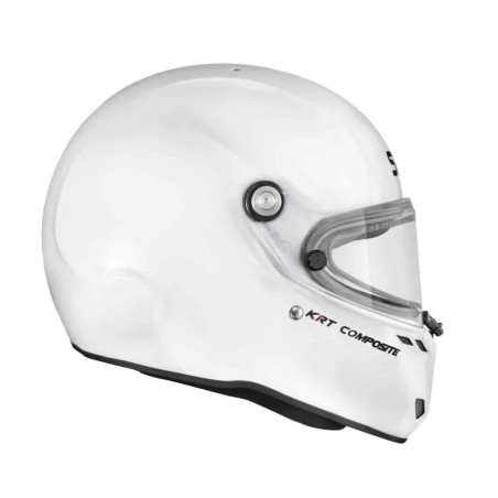WHITE COMPOSITE KARTING STILO ST6 KRT HELMET