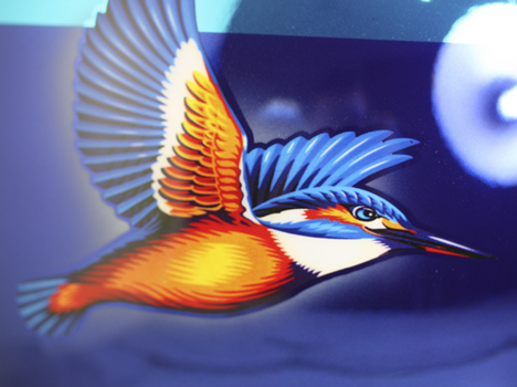 Thierry Christen Mise en forme et peinture réalisées dans les ateliers B-Design. Etude du design réalisée par Eric Amato