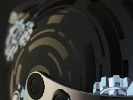 Casque Engrenage Version Black