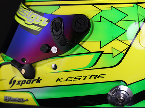 Casque Kévin Estre 2018-01