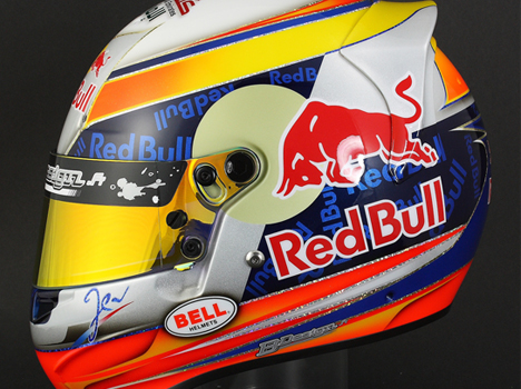 Casque Jean-Eric Vergne Bahrein 2012