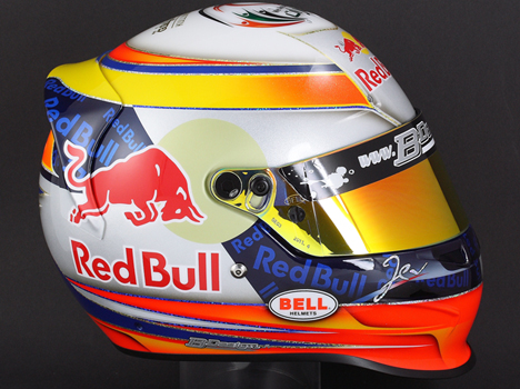 Casque Jean-Eric Vergne Bahrein 2012