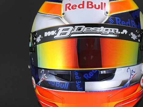 Casque Jean-Eric Vergne Bahrein 2012