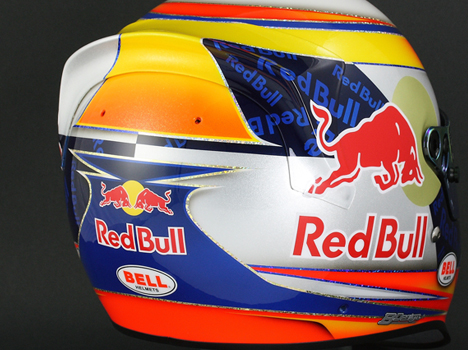 Casque Jean-Eric Vergne Bahrein 2012