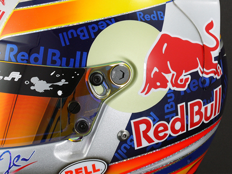 Casque Jean-Eric Vergne Bahrein 2012